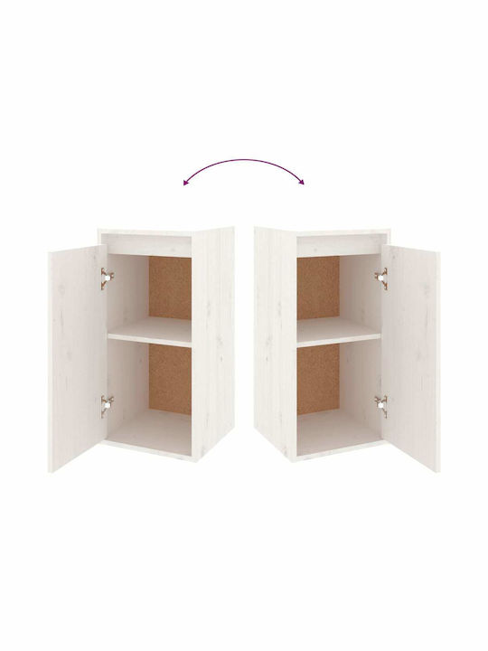 Wohnzimmer TV-Einheit Weiß L190xB30xH140cm