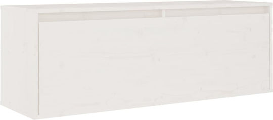 Wohnzimmer TV-Einheit Weiß L200xB30xH115cm