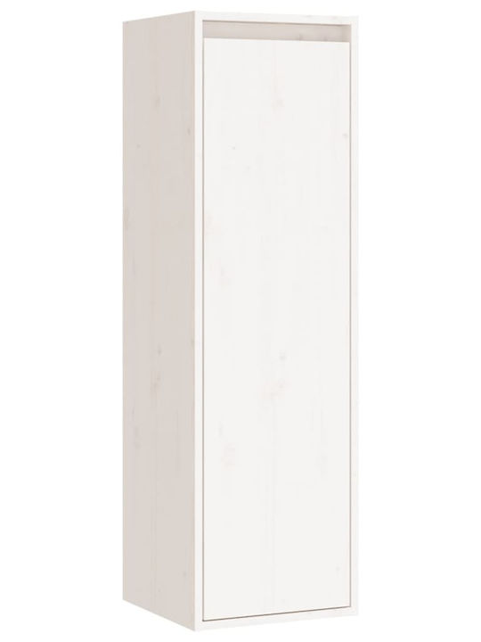 Wooden Living Room TV Unit White L220xW30xH140cm