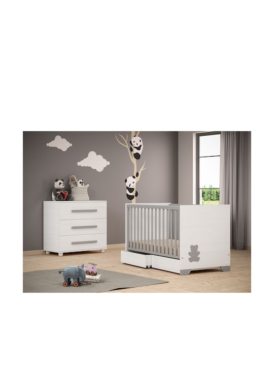 Casababy Κούνια Panda Λευκή