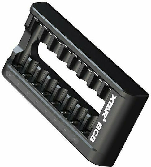 XTAR BC8 USB Charger 8 Batteries Li-ion/Ni-MH Size AA/AAA