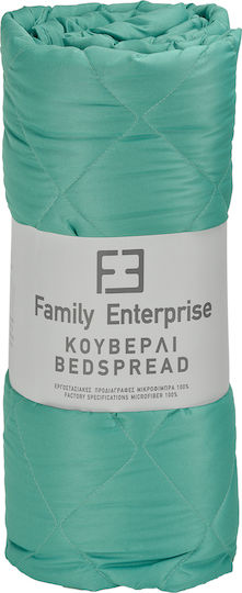 Family Enterprise Decke Einzel Mikrofaser Türkis 160x240cm