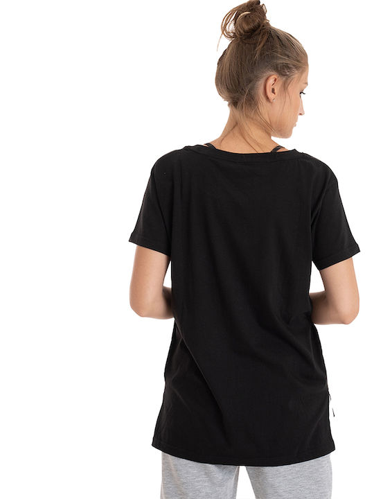 Magnetic North Women's Athletic Oversized T-shirt Black