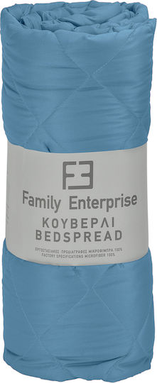Family Enterprise Überwurf Einzel Blau 160x240cm