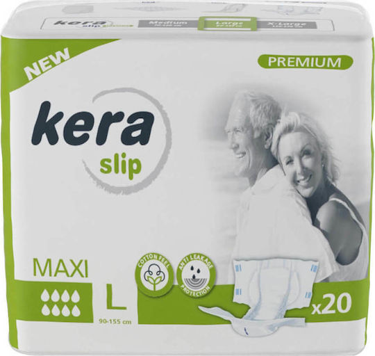 Kera Premium Slip Maxi Πάνες Ακράτειας Large Large 4x20τμχ