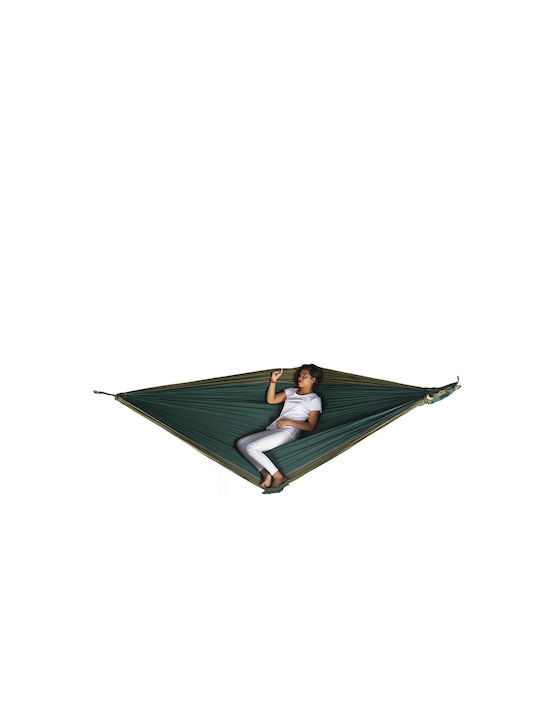 Ticket To The Moon Dark Parachute King Size Hammock Dark Green / Army Green 320x230cm