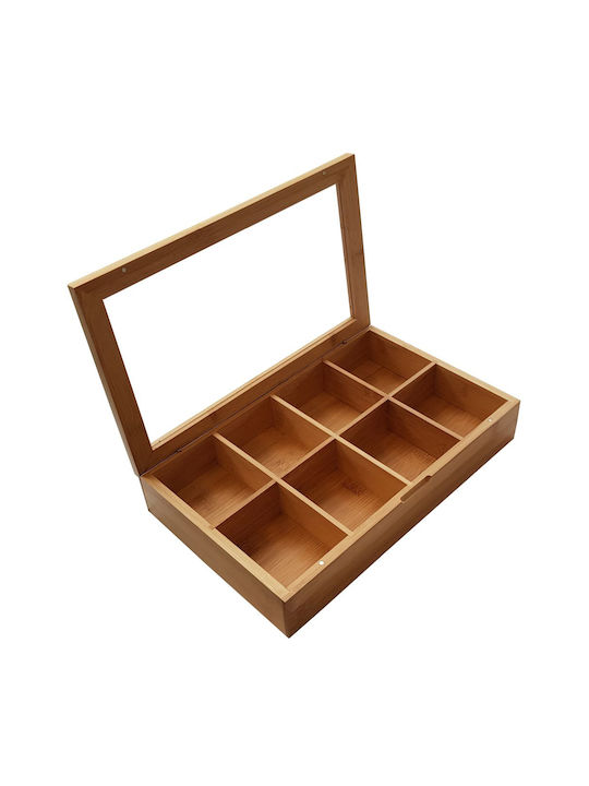 Westmark Κουτί για Τσάι με Καπάκι Ξύλινο Καφέ 31.8x19.8x6.3cm 1τμχ