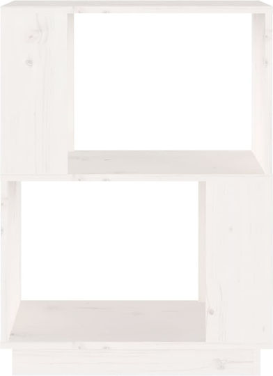 Bibliothek Weiß 51x25x70cm