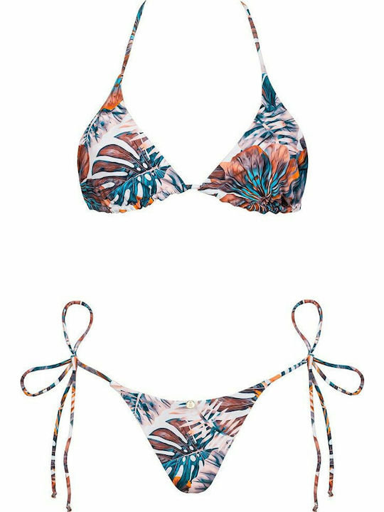 Tropicanes Set Bikini Τριγωνάκι Floral