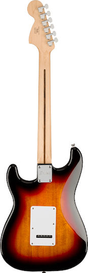 Squier Affinity Strat IL 3CSB Electric Guitar Stratocaster with SSS Pickup Configuration 3-Color Sunburst