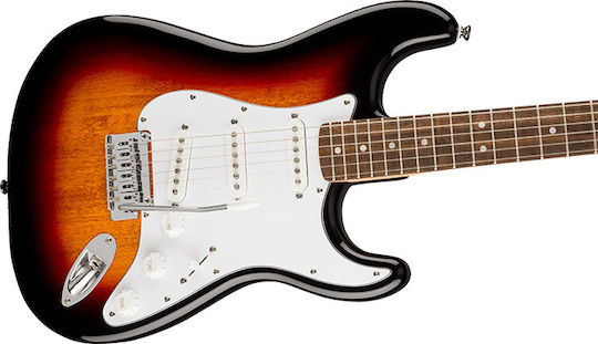 Squier Affinity Strat IL 3CSB Electric Guitar Stratocaster with SSS Pickup Configuration 3-Color Sunburst
