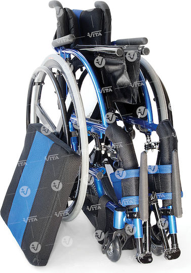 Vita Orthopaedics VT602 09-2-062 Wheelchair 24" Folding Light Type 41cm Blue