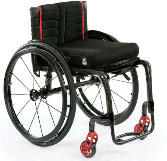 Orthostatical Quickie Krypton R Αναπηρικό Αμαξίδιο Ελαφρού Τύπου 46cm KR01 Μαύρο