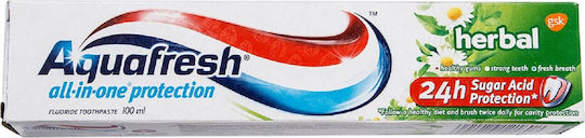 Aquafresh All-In-One Protection Οδοντόκρεμα Herbal 100ml