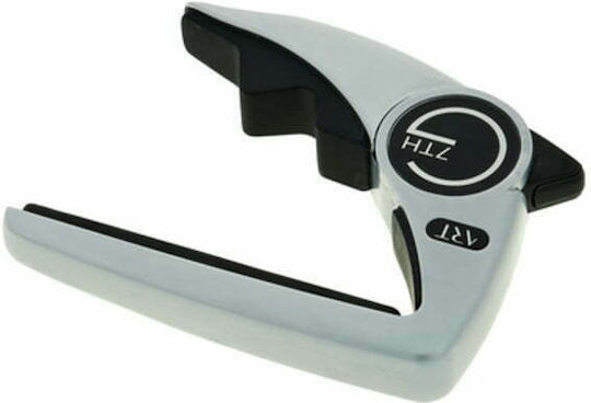 G7th Metallic Clamp Capo for Acoustic Guitar Performance 3 Art Silver