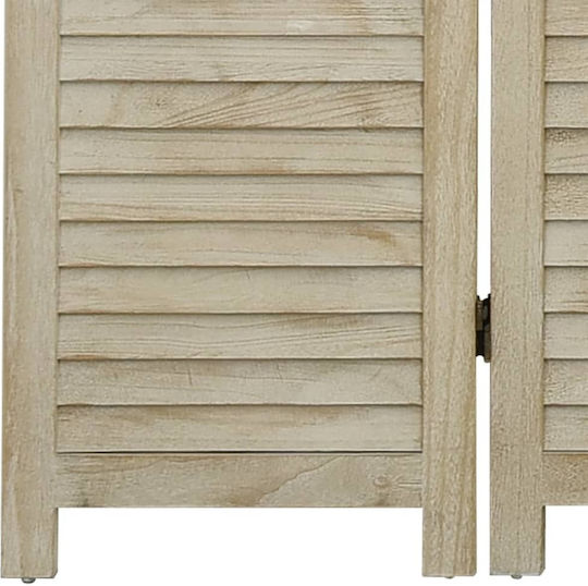 vidaXL Διακοσμητικό Παραβάν Ξύλινο με 4 Φύλλα 140x165cm