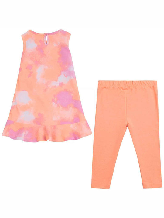 Juicy Couture Kids' Set with Leggings Summer 2pcs Pink