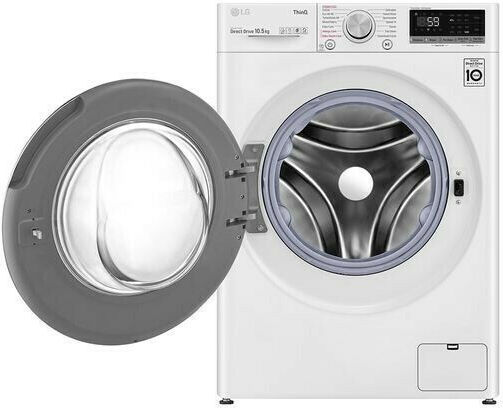 LG Πλυντήριο Ρούχων 10.5kg με Τεχνολογία Ατμού 1400 Στροφών AI DD F4WV510S0E