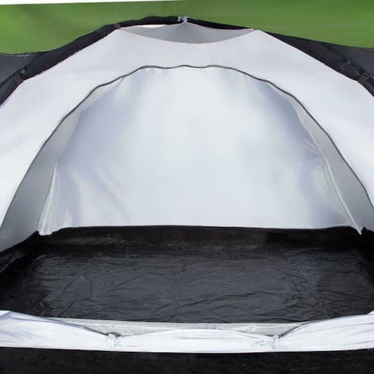 Nils Trekker Camping Tent Tunnel Mountaineering Green with Double Cloth 4 Seasons for 4 People Waterproof 3000mm 340x240x130cm