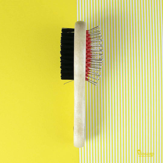 Viosarp Brush for Misc Hair Lengths Double Sided for Coat Grooming