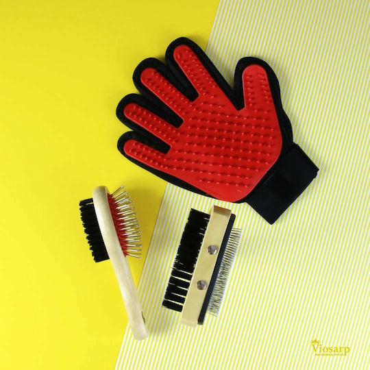 Viosarp Brush for Misc Hair Lengths Double Sided for Coat Grooming