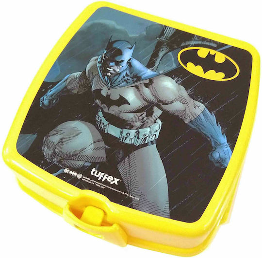 TnS Plastic Kids' Food Container Batman Yellow x x 9.3cm