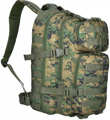 Mil-Tec US Assault Pack Military Backpack Backpack Camouflage Digital Woodland in Khaki Color 20lt