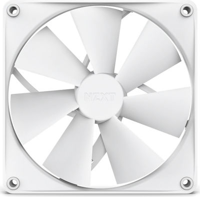 NZXT F140P 4-Pin PWM White Lighting Case Fan White