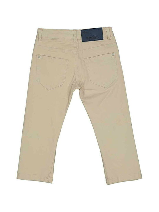 Grant Boys Fabric Trouser Beige