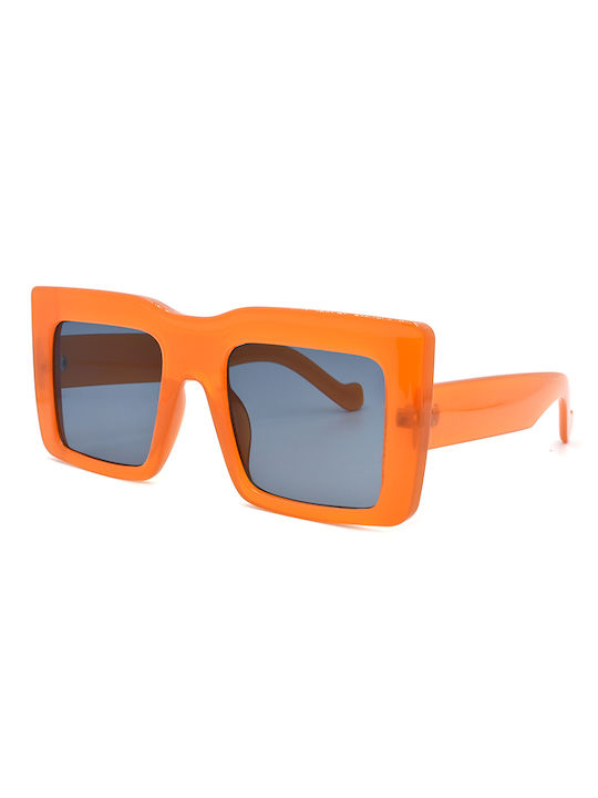 Awear Krista Women's Sunglasses with Orange Acetate Frame and Gray Lenses Orange