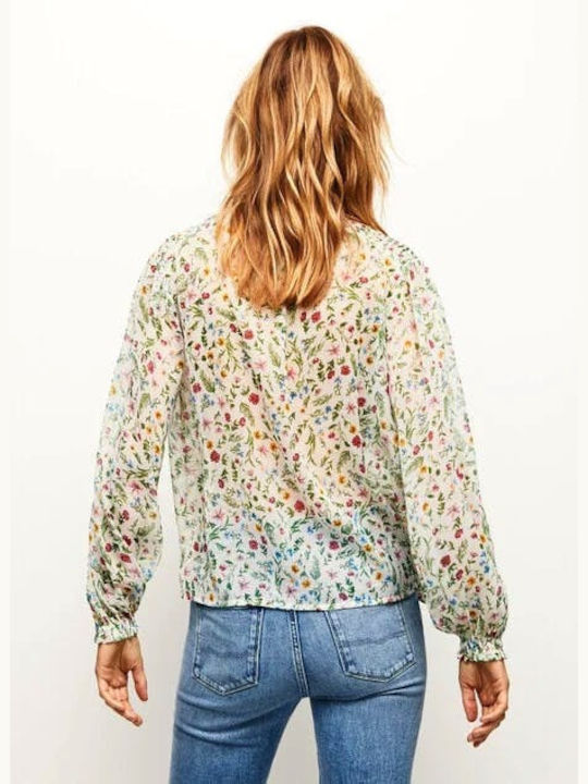Pepe Jeans Gulsen Summer Tunic Long Sleeve Floral Multicolour