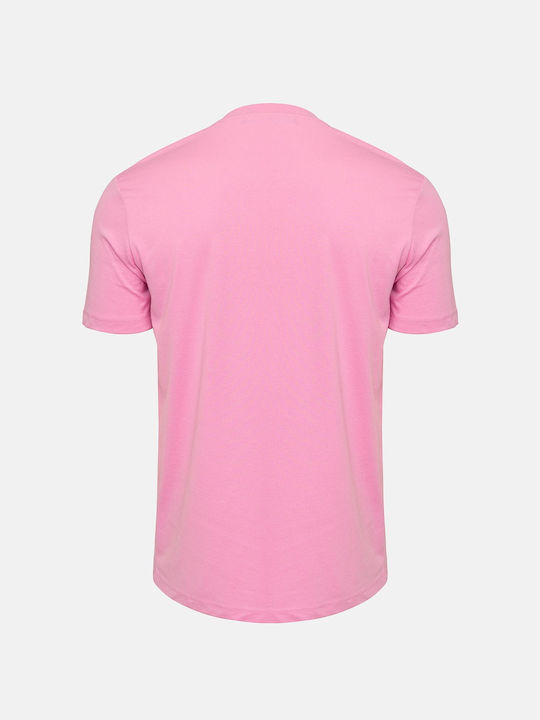 Karl Lagerfeld Men's Short Sleeve T-shirt Pink