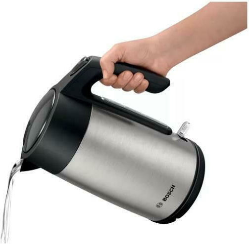 Bosch Kettle 1.7lt 2400W Inox-Black