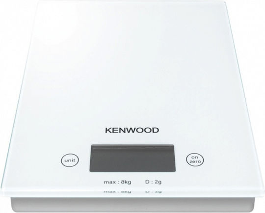 Kenwood Ψηφιακή Ζυγαριά Κουζίνας έως 8kg Λευκή