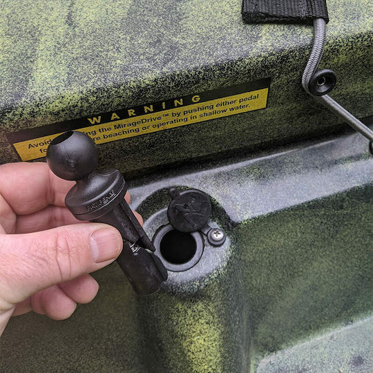 RAM Mount Kugelgelenk für Motorrad Handyhalterung Wedge Ball Adapter