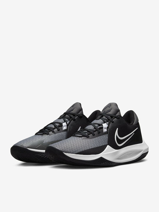 Precision 4 Low Basketball Shoes Black / White / Iron Grey