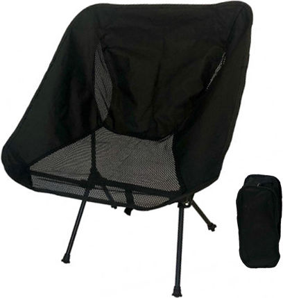 Velco Chair Beach Black 59x50x64cm