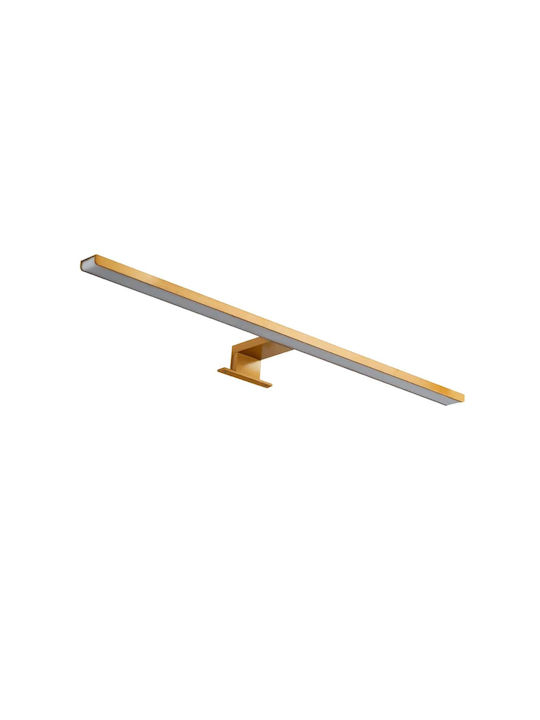 GloboStar Nina Modern Lamp Bathroom with Integrated LED and Natural White Light Copper 60x4cm