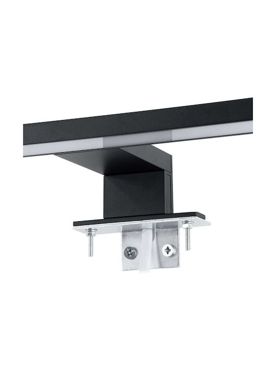 GloboStar Nina Modern Lamp Bathroom with Integrated LED and Natural White Light Black 60x4cm