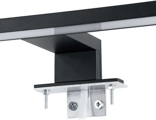 GloboStar Nina Modern Lamp Bathroom with Integrated LED and Natural White Light Black 60x4cm