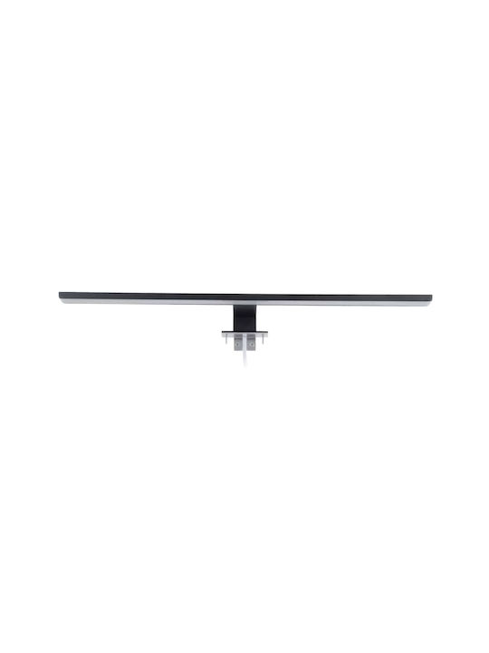 GloboStar Nina Modern Lamp Bathroom with Integrated LED and Natural White Light Black 60x4cm