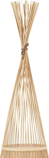 GloboStar Azores Vintage Lampa de podea Î150xL40cm. cu Soclu pentru Bec E27 Bej