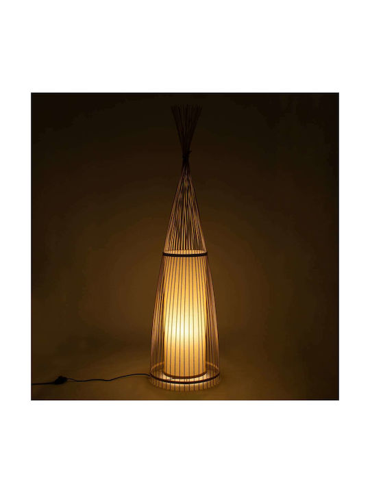 GloboStar Azores Vintage Floor Lamp H150xW40cm. with Socket for Bulb E27 Beige