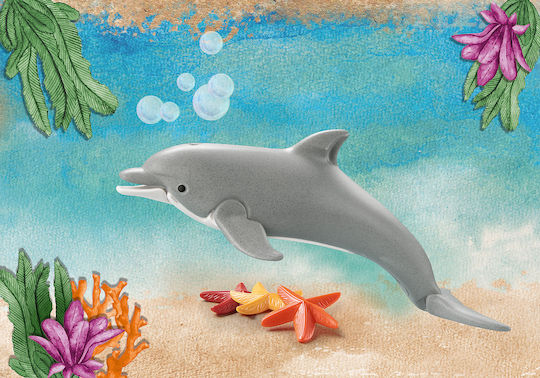 Playmobil Wiltopia Delfin roz pentru 4-10 ani