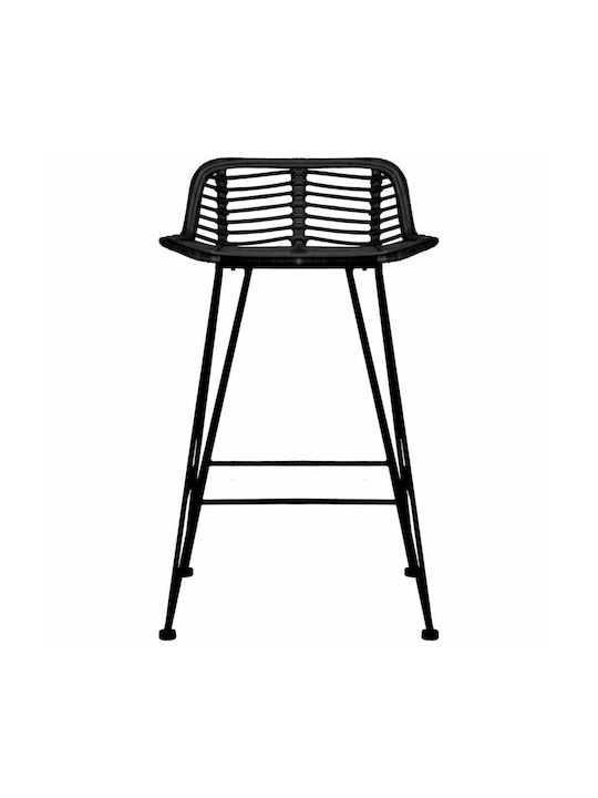Σκαμπό Μπαρ Rattan 2τμχ 46x48x79cm Σκαμπό Μπαρ Rattan 2τμχ 46x48x79cm