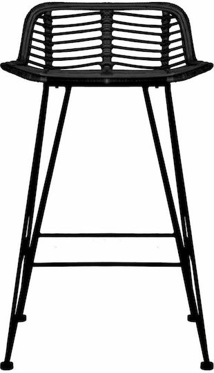 Σκαμπό Μπαρ Rattan 2τμχ 46x48x79cm Σκαμπό Μπαρ Rattan 2τμχ 46x48x79cm