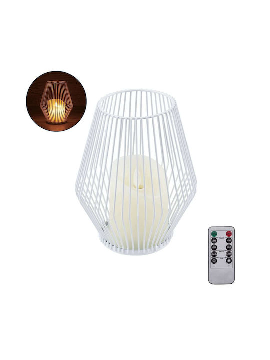 GloboStar Cadle Decorative Lamp Wax Polish White