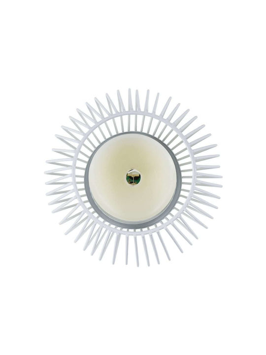 GloboStar Cadle Decorative Lamp Wax Polish White