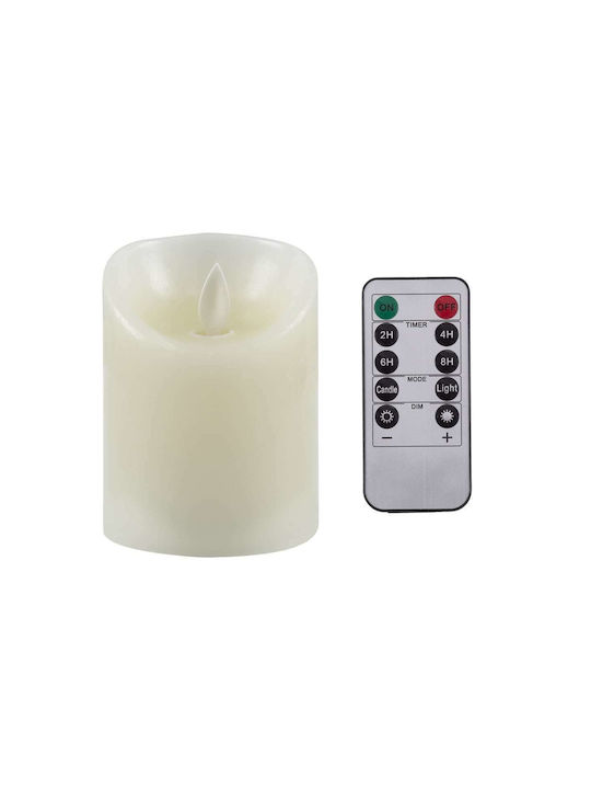 GloboStar Candle Decorative Lamp Wax Polish White