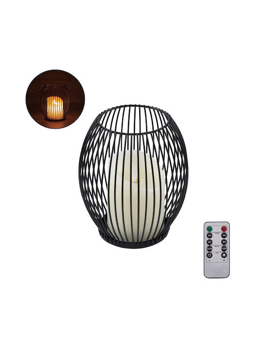 GloboStar Candle Dekorative Lampe Wachs-Politur Weiß